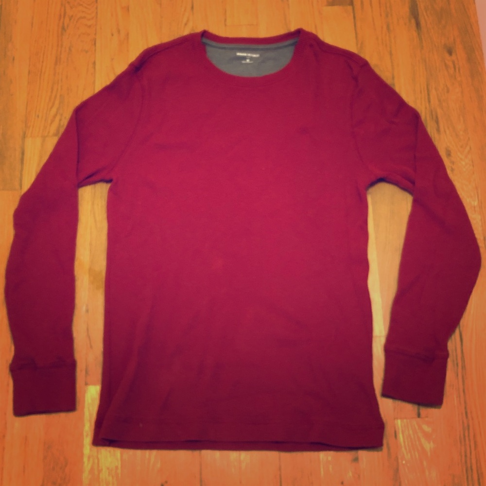 Banana Republic Men’s Ribbed Long-sleeve Crew